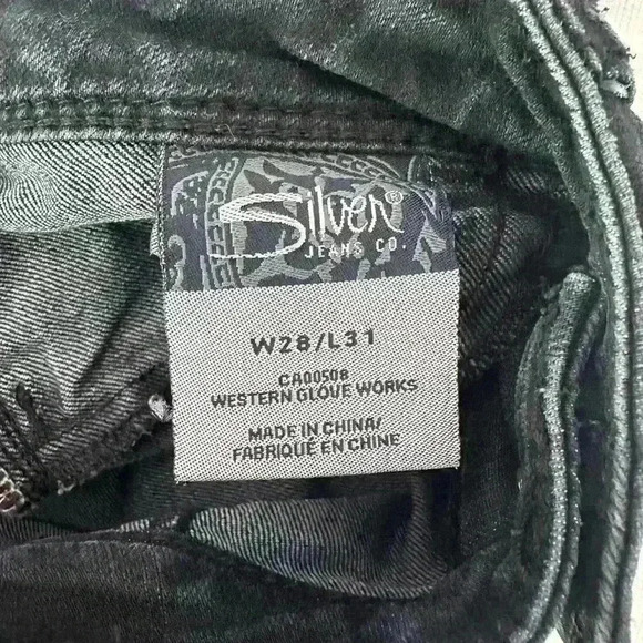 Silver jeans, women’s Suki jegging size W28/L31, black - Picture 4 of 5